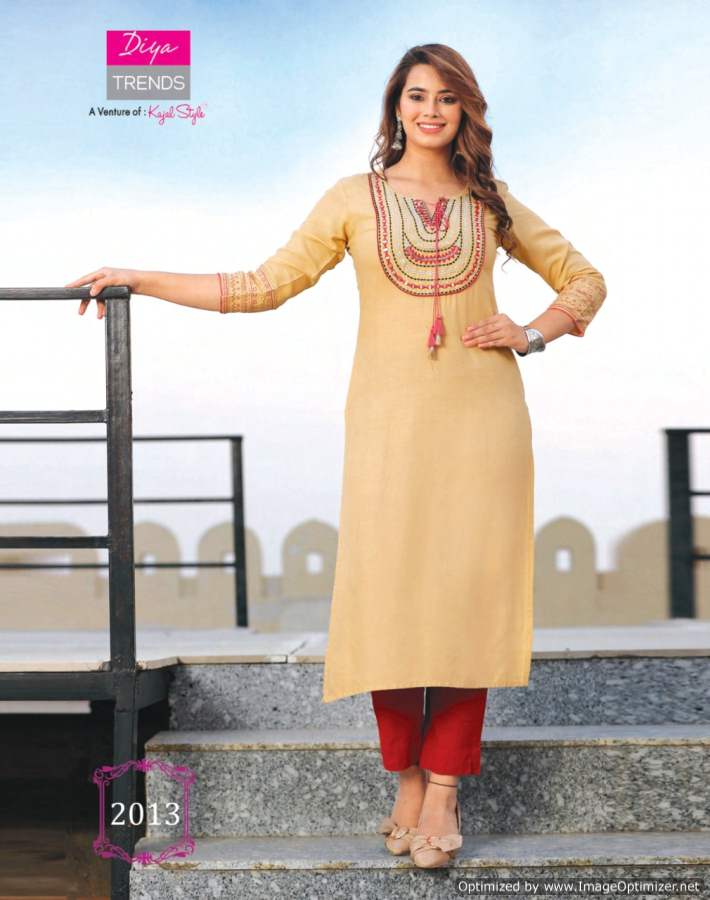 Casual Diaries 2 Heavy Ethnic Wear Rayon Embroidery Latest Kurti Collection